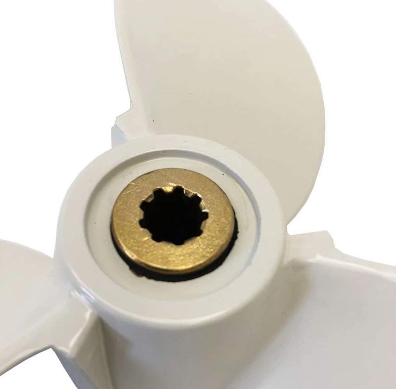 COPKINGO Boat Propeller 7 1/2x8-BA for Yamaha 4hp 5hp 6hp 4A 4M 5M 5C F4 F6L F6S F5A F6C /Outboard Propeller for Yamaha 2/4-stroke Engine 6E0-45941-01-EL 7.5x8 - Image 2